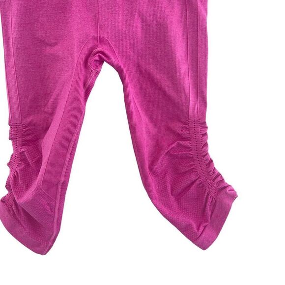 Lululemon Size 6 Ebb & Flow Crop Leggings Pink - Picture 5 of 11